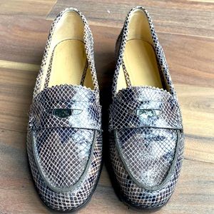 Coach women leather loafers